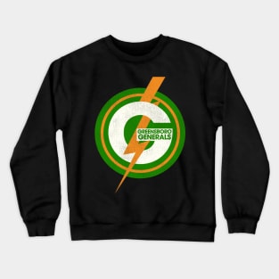 Defunct Greensboro Generals Hockey Team Crewneck Sweatshirt